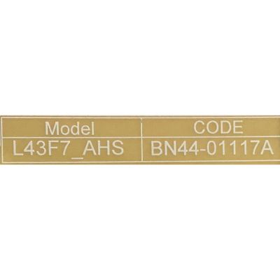 FUENTE DE PODER PARA TV SAMSUNG QLED / NUMERO DE PARTE BN4401117A / L43F7_AHS / BN44-01117A / PANEL CY-QA043HHAV1H / DISPLAY T430QVN03.J / BN96-52434A / BN9452434A / MODELOS QN43LS03 / QN43LS03AAFXZA AA01 / QN43LS03ADFXZA AA01 - Imagen 2